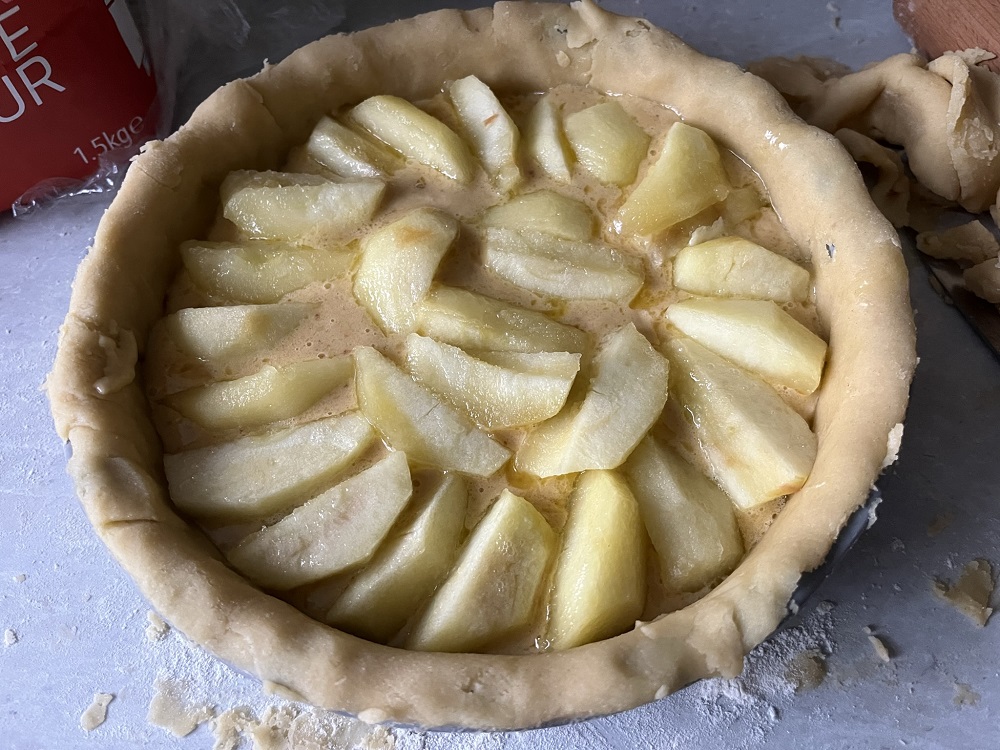 Apple and amaretti tart recipe from Alistair Little