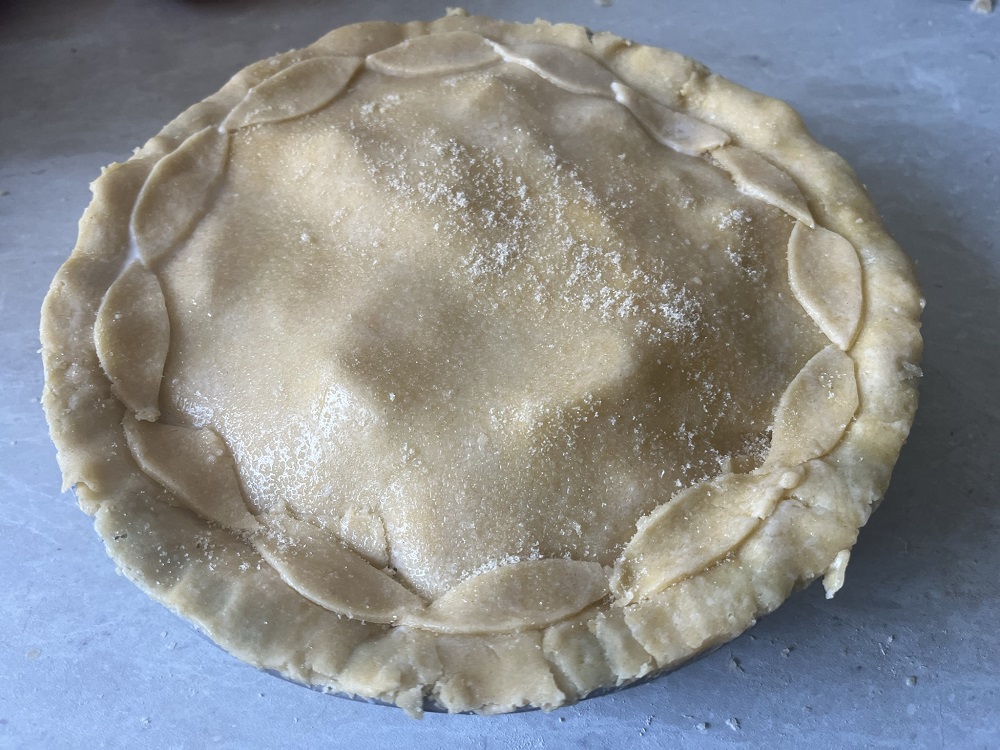 Apple tart made with Neven Maguire recipe pre-oven