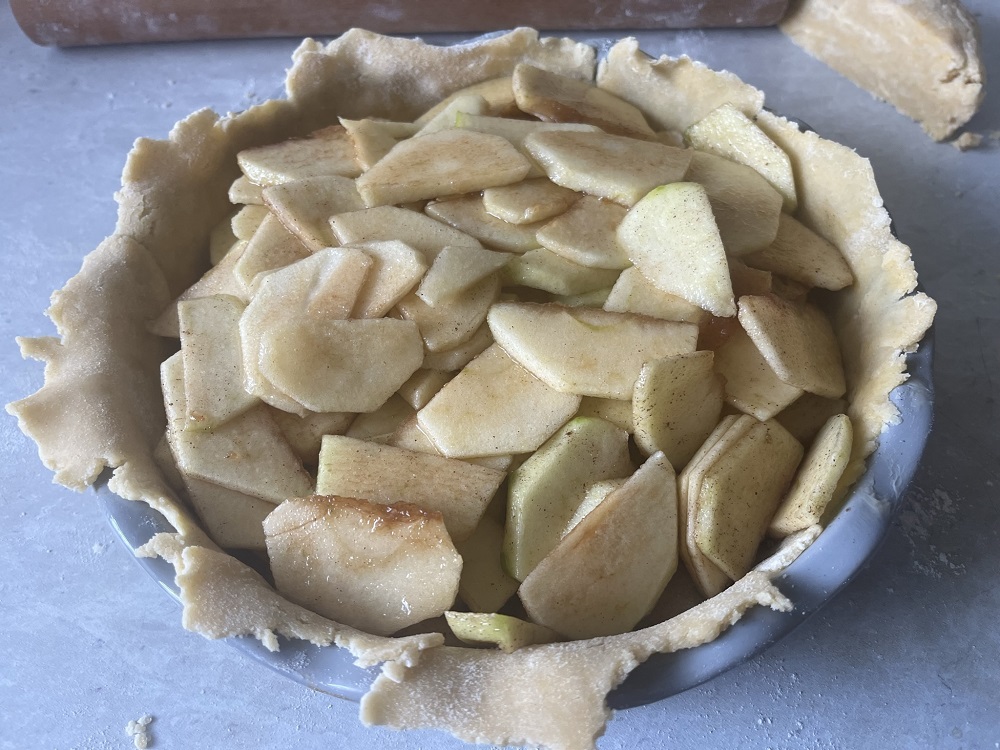 The apple tart recipe from Neven Maguire pre-oven